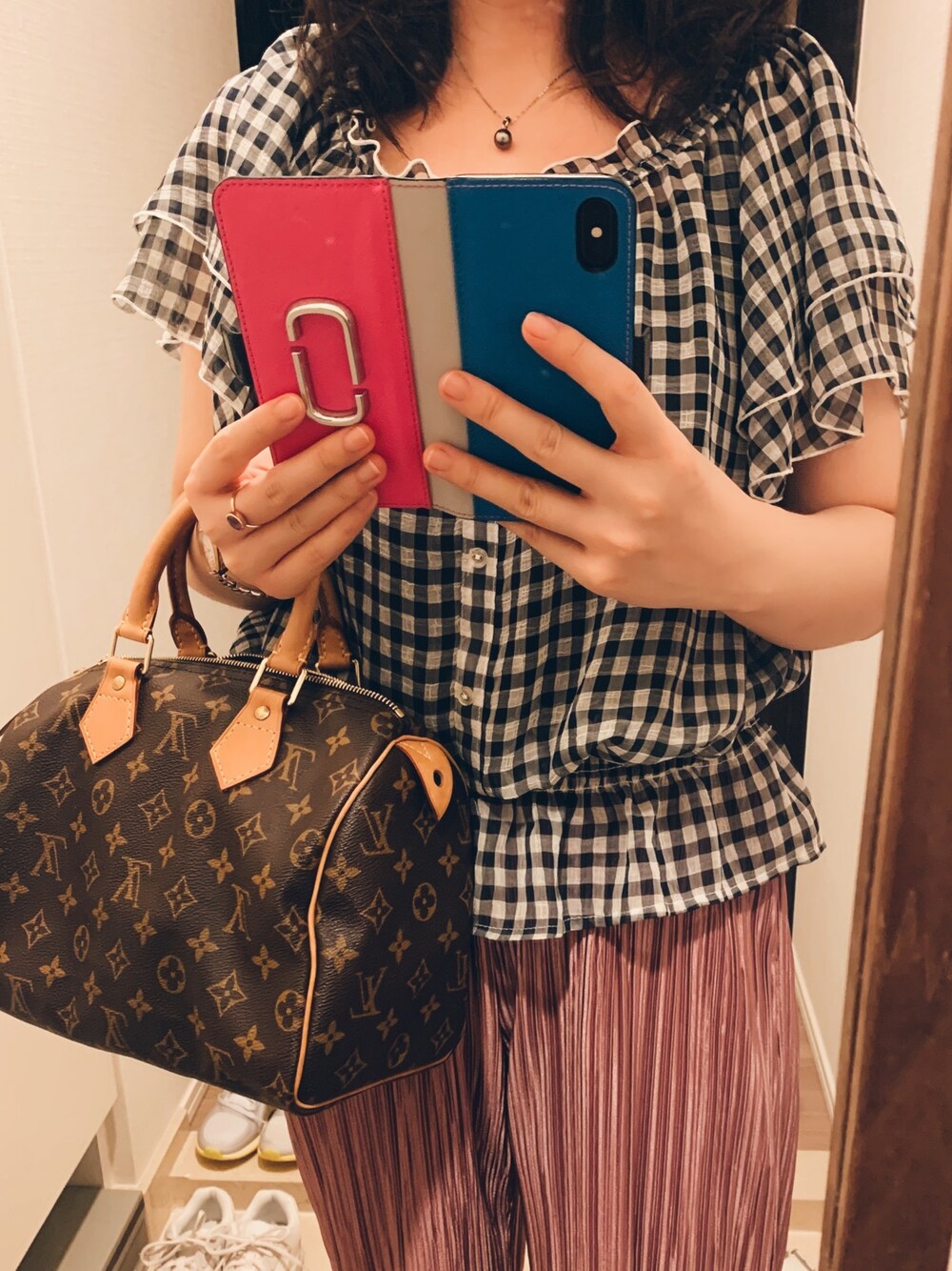 【おしゃれコーデに♪】Louis Vuitton ハンドバッグ LOUIS VUITTON】どんなコーデにも◎ルイビトン LVバンドル