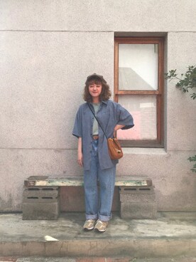 ʕʘ̅͜ʘ̅ʔさん（レディース・155cm）の夏コーディネート