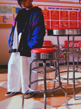 「アイテム（ブルゾン）」を使った、ニズム。さん（レディース・163cm・30代）の冬コーディネート