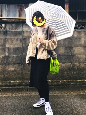 「niko and...（ニコアンド）のオリジナルアソートキルトショルダーバッグ（ショルダーバッグ）」を使った、ニズム。さん（レディース・162cm）の春コーディネート