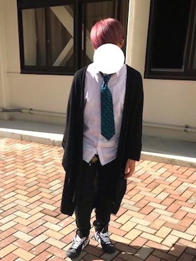 「アイテム（フォーマルスーツ/小物）」を使った、RIKI＊さん（メンズ・173cm・20代）の冬コーディネート