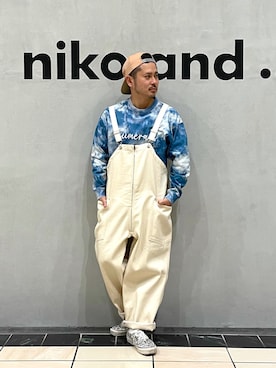 to-fuさんの「[niko and ...JEANS 2021SS]デニムオーバーオール」を使ったコーディネート