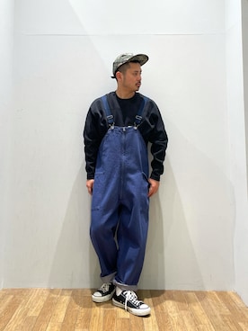 to-fuさんの「[niko and ...JEANS 2021SS]デニムオーバーオール」を使ったコーディネート