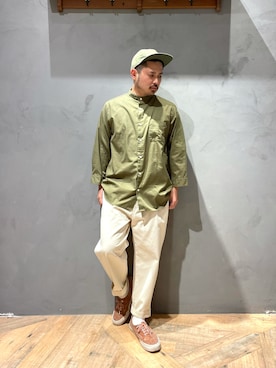 「JOURNAL STANDARD（ジャーナルスタンダード）のアイテム（帽子）」を使った、to-fuさん（メンズ・165cm）の春コーディネート