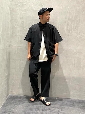 「JOURNAL STANDARD（ジャーナルスタンダード）のアイテム（帽子）」を使った、to-fuさん（メンズ・165cm）の春コーディネート