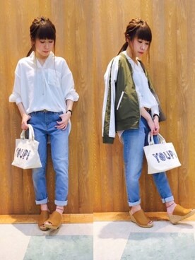 Maaakiさん（レディース・152cm）の春コーディネート