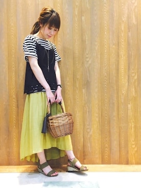 Maaakiさん（レディース・152cm）の春コーディネート