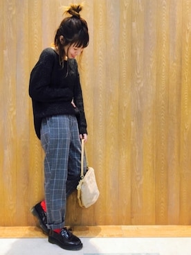 「SHOO・LA・RUE（シューラルー）のアイテム（ダッフルコート）」を使った、Maaakiさん（レディース・152cm）の秋コーディネート