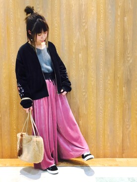 「アイテム（ボディ・ヘアケア）」を使った、Maaakiさん（レディース・152cm）の秋コーディネート