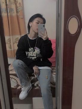 「CHINESE LAUNDRY（チャイニーズランドリー）のアイテム」を使った、曼箐さん（レディース・150cm）の秋コーディネート