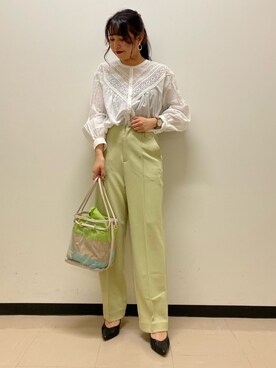 「Te chichi CLASSIC（テチチクラシック）のアイテム（パンプス）」を使った、ERIKAさん（レディース・157cm）の春コーディネート