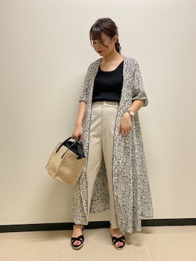 ERIKAさん（レディース・157cm）の夏コーディネート