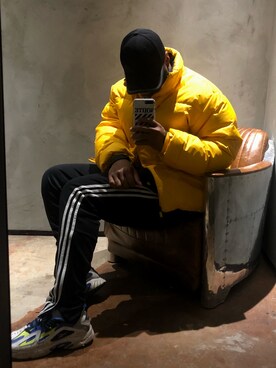 「GAP（ギャップ）のアイテム（その他アウター）」を使った、Christopher Wealthさん（メンズ・180cm）の春コーディネート