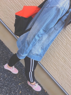 「ROXY（ロキシー）のアイテム（デニムジャケット）」を使った、aiさん（レディース・156cm）の春コーディネート