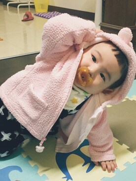 「小猴寶寶」｜BoBoさん（キッズ・70cm）の冬コーディネート