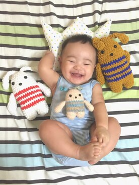 「小猴寶寶」｜BoBoさん（キッズ・70cm）の冬コーディネート