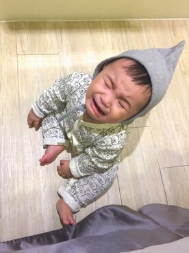 「小猴寶寶」｜BoBoさん（キッズ・70cm）の冬コーディネート