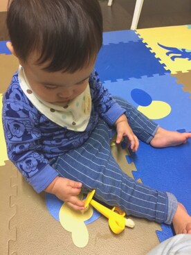 「小猴寶寶」｜BoBoさん（キッズ・70cm）の冬コーディネート