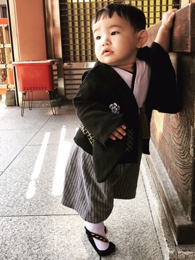 「小猴寶寶」｜BoBoさん（キッズ・70cm）の春コーディネート