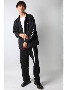 「KANGOL（カンゴール）のアイテム（ジャケット/アウター）」を使った、Ｔさん（メンズ・180cm）の春コーディネート
