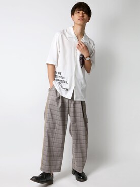 Lazarさん（メンズ・180cm）の春コーディネート