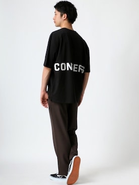 「CONVERSE（コンバース）のアイテム（トップス）」を使った、Ｔさん（メンズ・177cm）の春コーディネート