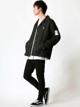 「KANGOL（カンゴール）のアイテム（ジャケット/アウター）」を使った、Ｔさん（メンズ・177cm）の秋コーディネート
