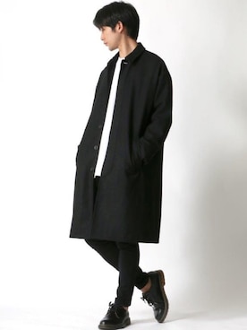 「Lazar（ラザル）のアイテム（ジャケット/アウター）」を使った、Lazarさん（メンズ・177cm）の秋コーディネート