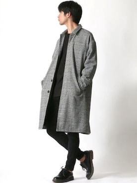 「Lazar（ラザル）のアイテム（ジャケット/アウター）」を使った、Lazarさん（メンズ・177cm）の秋コーディネート