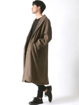 「Lazar（ラザル）のアイテム（ジャケット/アウター）」を使った、Lazarさん（メンズ・177cm）の冬コーディネート