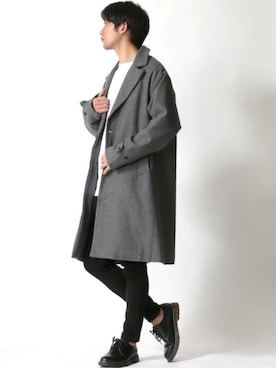 「Lazar（ラザル）のアイテム（ジャケット/アウター）」を使った、Lazarさん（メンズ・177cm）の冬コーディネート