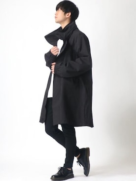 「Lazar（ラザル）のアイテム（ジャケット/アウター）」を使った、Lazarさん（メンズ・177cm）の冬コーディネート