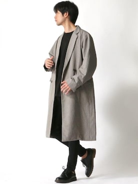 「Lazar（ラザル）のアイテム（ジャケット/アウター）」を使った、Lazarさん（メンズ・177cm）の冬コーディネート