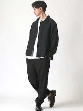「Lazar（ラザル）のアイテム（ジャケット/アウター）」を使った、Lazarさん（メンズ・177cm）の春コーディネート