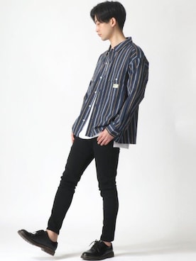 「SMITH'S（スミス）のアイテム（トップス）」を使った、Ｔさん（メンズ・177cm）の春コーディネート