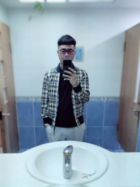 「McQ by Alexander McQueen（-）のアイテム」を使った、Steven Muさん（メンズ・177cm）の夏コーディネート