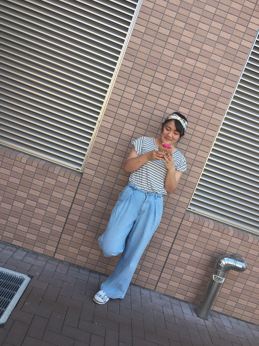 「着回しコーデ、大学生」｜「AVAN LILYのアイテム（トップス、その他）」を使った、はるかさん（レディース・165cm）の夏コーディネートの1枚目の写真