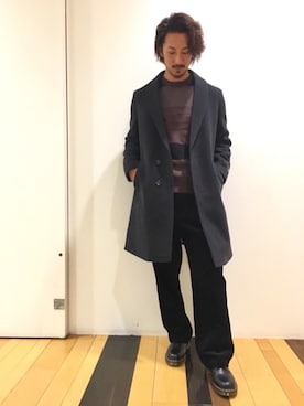 「tk.TAKEO KIKUCHI（ティーケータケオキクチ）のアイテム（その他アウター）」を使った、tk.TAKEO KIKUCHIなんばマルイ店さん（メンズ・178cm）の秋コーディネート