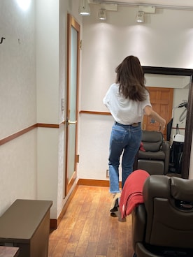 「Acne Studios（アクネストゥディオズ）のアイテム（ブーツ）」を使った、優津季さん（レディース・165cm）の夏コーディネート