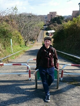 「and wander（アンドワンダー）のアイテム（ブルゾン）」を使った、tarakoさん（メンズ・167cm）の冬コーディネート