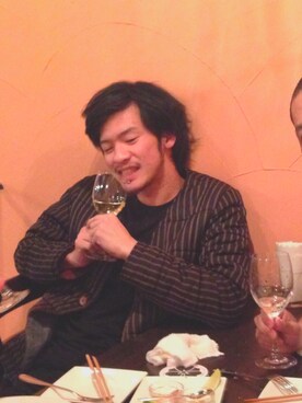 「Adam et Rope A・E・R（アダムエロペ）のアイテム（ジャケット/アウター）」を使った、野生のあっきーな♂（看護師）さん（メンズ・175cm）の春コーディネート