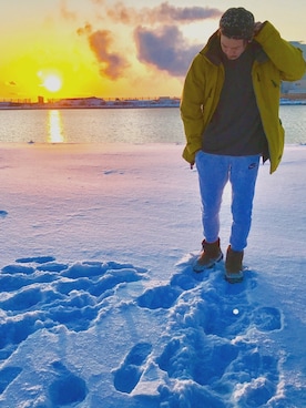 野生のあっきーな♂（看護師）さん（メンズ・175cm）の冬コーディネート