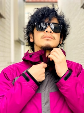 「NIKE（ナイキ）のアイテム（マウンテンパーカー）」を使った、野生のあっきーな♂（看護師）さん（メンズ・175cm）の冬コーディネート
