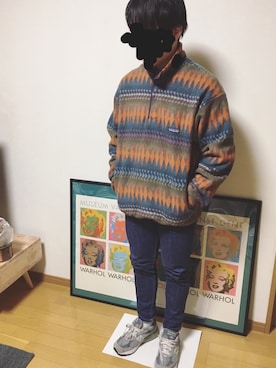 「スナップT」｜「アイテム（その他トップス）」を使った、悠介さん（メンズ・163cm）の春コーディネート