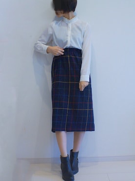 「LD prime（エルディープライム）のアイテム」を使った、かおりさん（レディース・160cm）の秋コーディネート