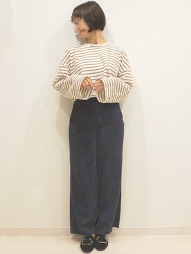 かおりさん（レディース・160cm）の秋コーディネート