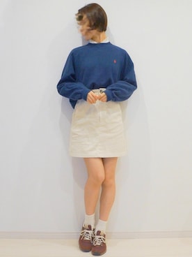 「LD prime（エルディープライム）のアイテム」を使った、かおりさん（レディース・160cm）の秋コーディネート