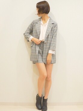 かおりさん（レディース・160cm）の秋コーディネート