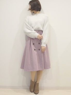 かおりさん（レディース・160cm）の冬コーディネート