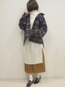 かおりさん(レディース・160cm)の冬コーディネート